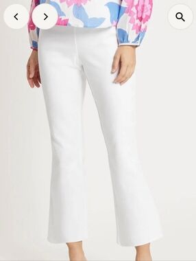 NWT Jude Connally Grayson Cotton Sateen pants in white size XS